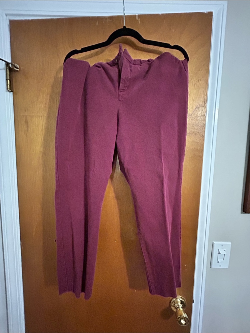 Old Navy womens Maroon Chinos - Straight Leg